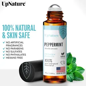 Peppermint Oil Roll On - 100% Pure Peppermint Essential Oil - Morning Sickness Relief & Nausea Relief for Pregnant Women - Pregnancy Must Haves