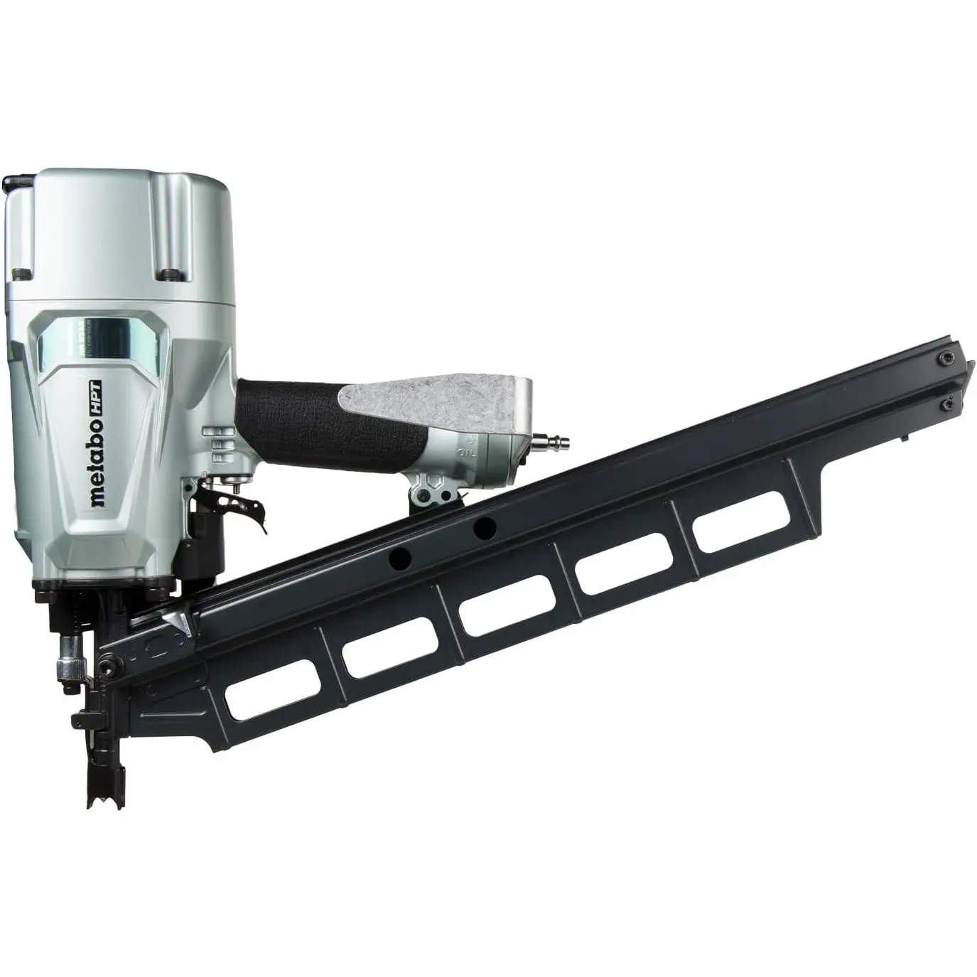Metabo HPT Framing Nailer, Pro-Preferred Pneumatic Power Nailer & Framing Tool for Flooring, Roof Decking, Selectable Trigger & Rafter Hook, 21° 2" to 3-1/4" Plastic Collated Nails, NR83A5