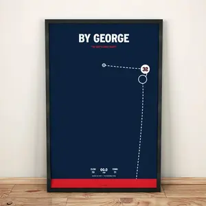 UCONN Tate George By George Shot Print, Poster No Frame, Home Decor, Wall Art