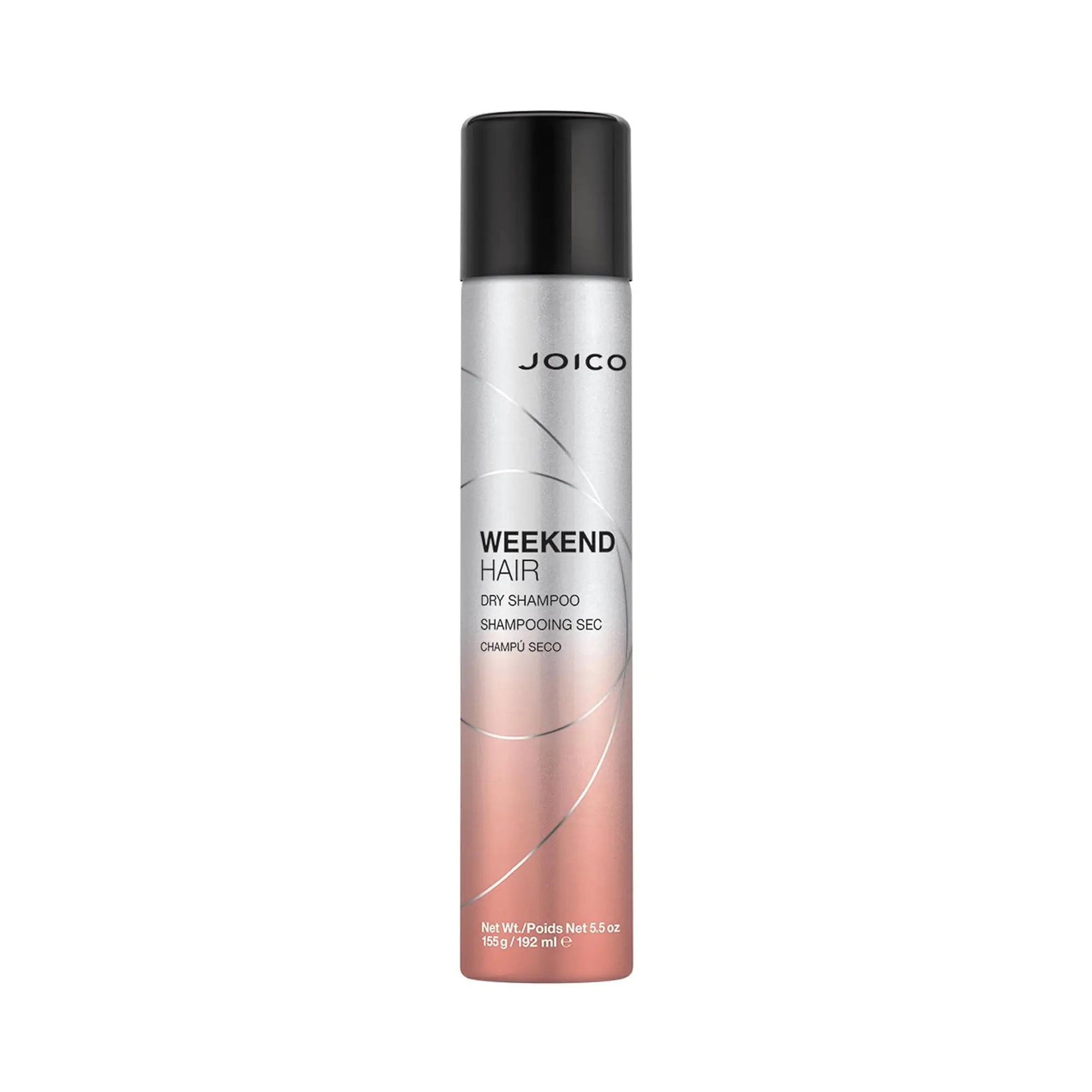 Joico Weekend Hair Dry Shampoo - Aerosol Spray Can with Rice Starch, Scented, Oil Control, Hair Refresh, Voluminous Look, Includes Application Guidance, 192ml