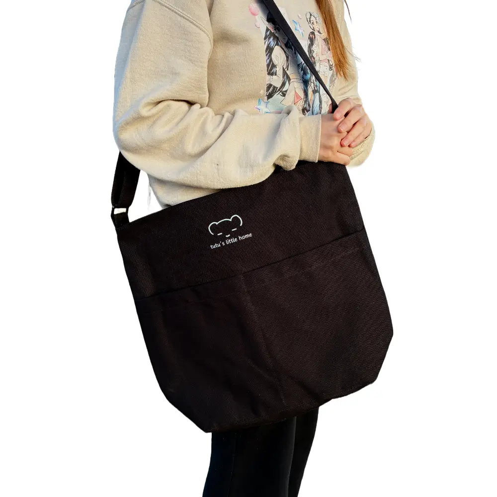 Tutu's Tote Bag - a cute tote bag with pockets - with Zipper Closure & Laptop Holder, Tote Bags For School, Women's Tote Bags