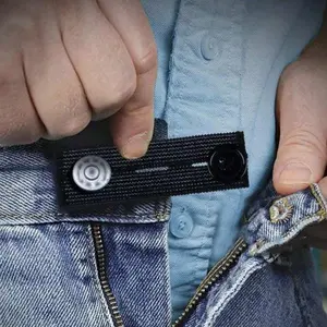 Adjustable Waist Extender Buckle Set, Durable Material, Perfect Fit Comfort Adjustment, Suitable for Pants and Skirts, 2 Piece Pack