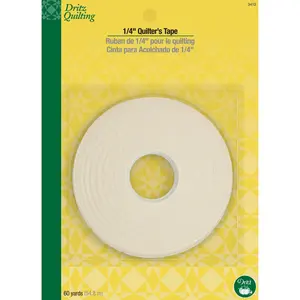 1/4" Quilters Tape, White