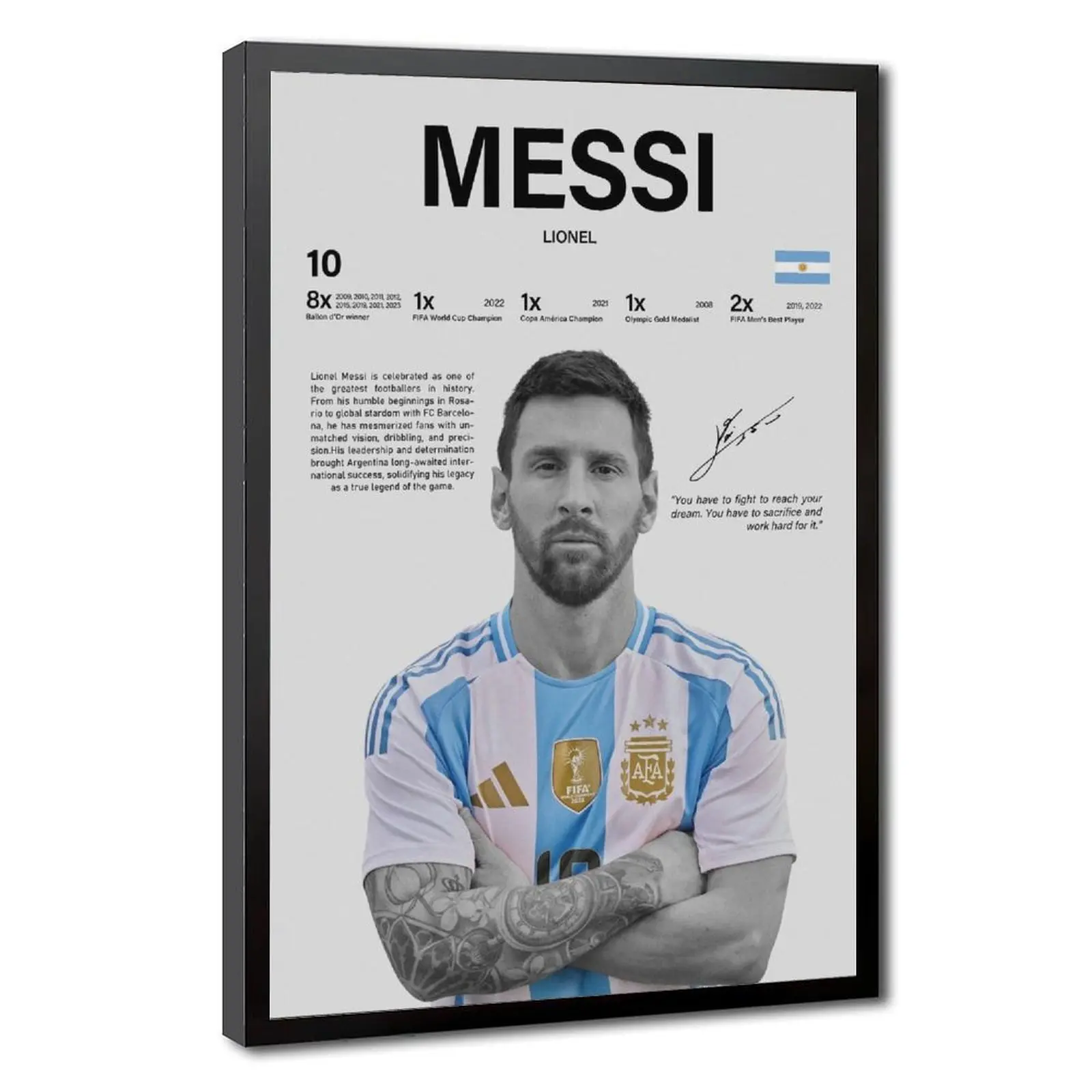 Messi Poster, Famous Soccer Player Posters, Lionel Messi Posters For Boys Bedroom, Soccer Wall Art, Gift for Fan Football, Lionel Messi Wall Art, Living Room Sport Room Gift for Fan Football