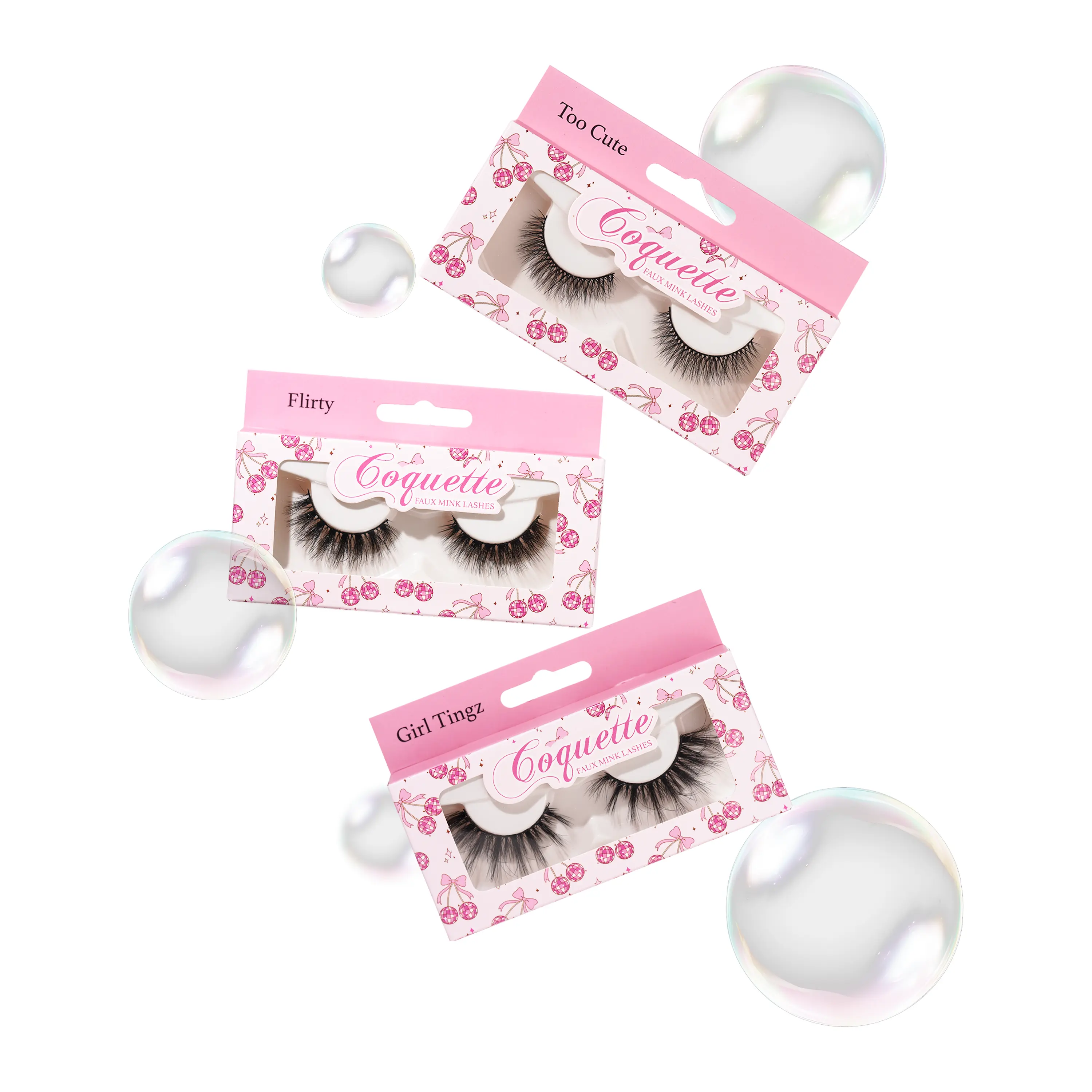 Coquette Lashes  - Enhance Natural Beauty with Short Medium or Long Length Options