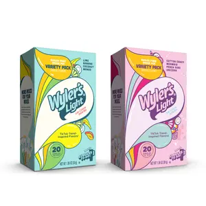 Wyler's Light TikTok Bundle Variety Pack, 2-Pack, Low-Calorie Summer Drink Mixes, Trend-Inspired Flavors, 20 Total Servings - Choose Your Pack