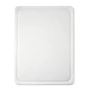 15"X20" Non-Slip Poly Cutting Board, White Color