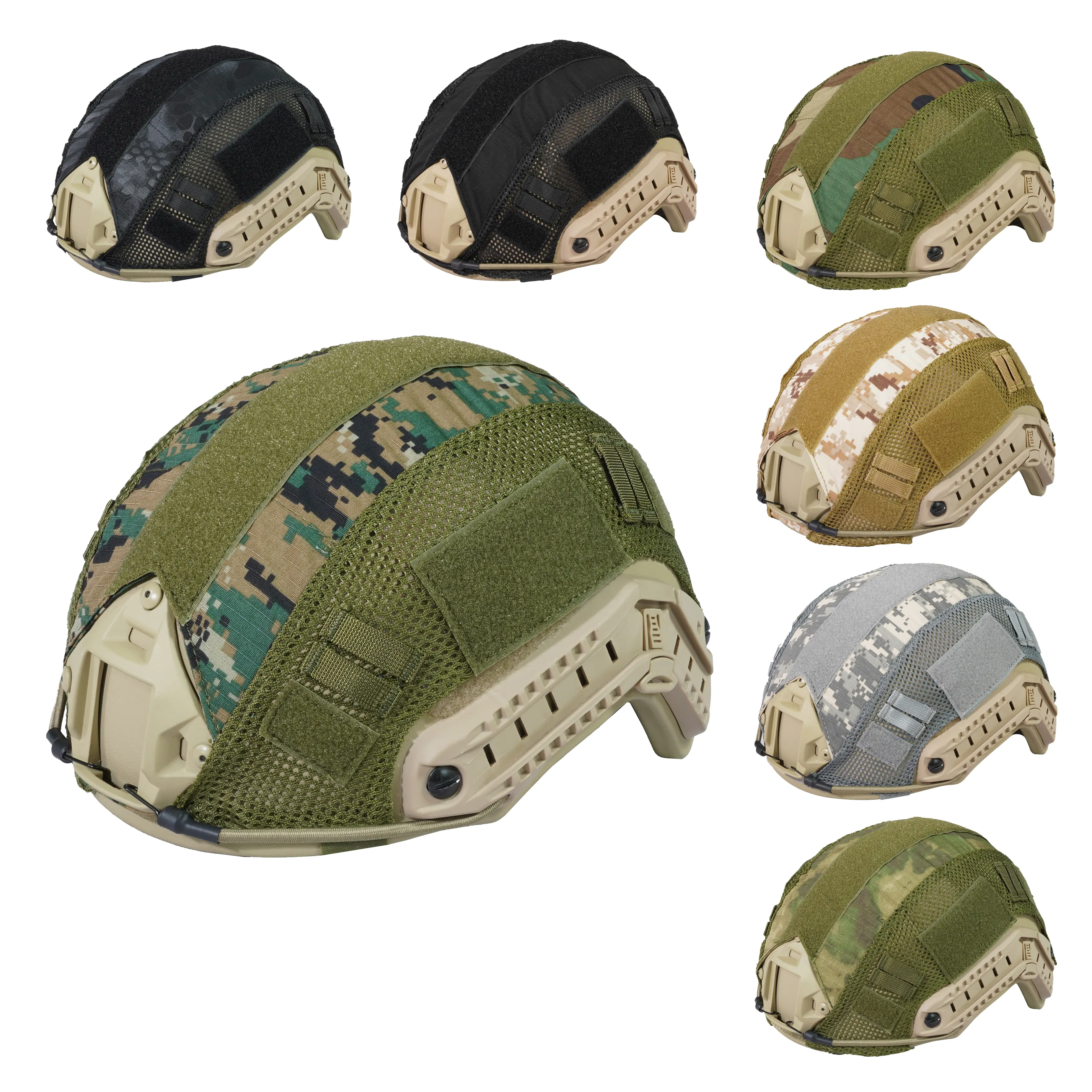 Tactical Scorpion Gear 600D Nylon Helmet Cover for FAST Helmet - 7 Color Choice