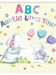Love-Themed Toddler Board Book "ABC Auntie Loves You" - Baby Books, Kids' Literature Novel, Books For Toddlers