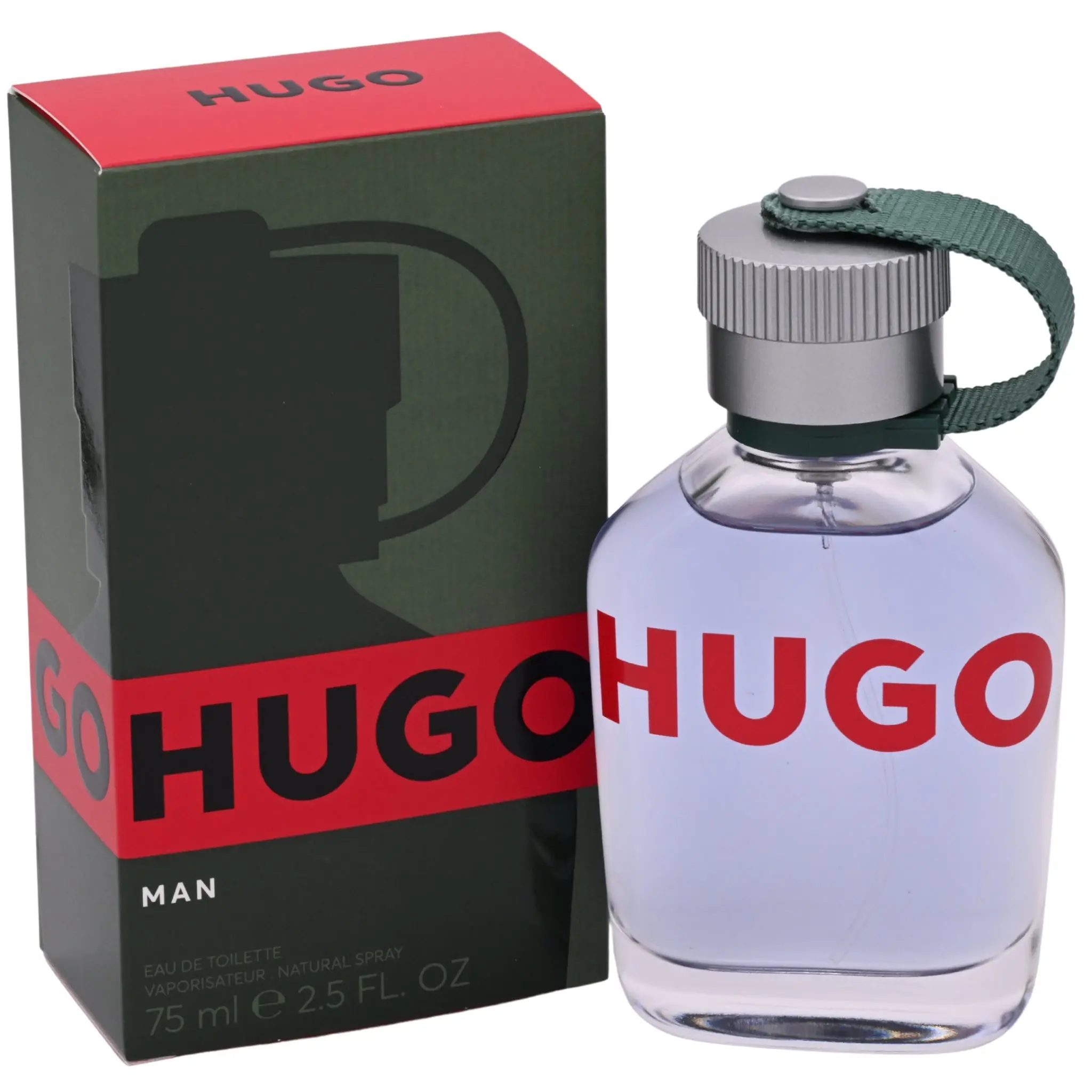 HUGO BOSS Hugo Man Men's Woody-Spicy Eau de Toilette (EDT) - 2.5 oz, Leaves-Infused, Energetic & Invigorating Fragrance, New In Box, Packaged Men's Fragrance, Botanical Men's Fragrance