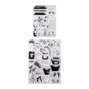 Crafts & Sewing LDRS Creative Watercolor Effects Floral Stamp Set
