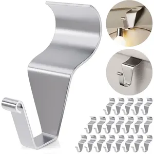 20 Pack Vinyl Siding Hooks, No Hole Siding Hanging Hangers, Heavy-Duty Stainless Steel Vinyl Siding Hanger,  Siding Clips for Hanging Holiday Decorations, Plaques, String Light