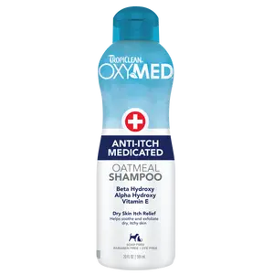 TropiClean OxyMed Medicated Anti Itch Shampoo for Pets