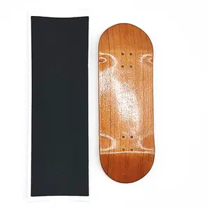 Professional Maple Fingerboard Deck 100x34mm, Unisex Skateboard No Slip Grip Tape, Single-Pack, Model Xinghao Sp, No Battery Included
