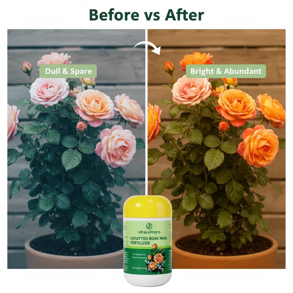 Defatted Bone Meal Fertilizer – Slow-Release Calcium & Phosphorus Plant Food for Roots, Flowers & Fruits