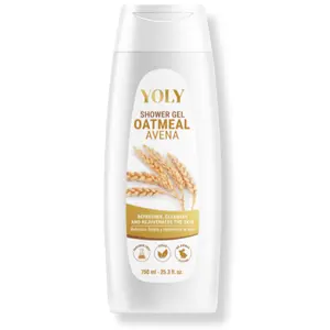 Yoly Oatmeal Body Wash – Comforting & Gentle Cleanse, 25.3 fl oz