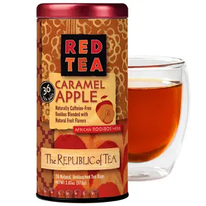 The Republic of Tea Carmel Apple Red Tea, 36 Tea Bags
