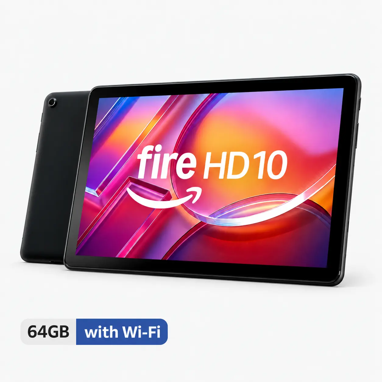Amazon Fire HD 10 Tablet - Durable Device Built for Relaxation, 10.1 in Vibrant Full HD Screen, Octa-Core Processor, 4 GB RAM, 32 GB Storage, Black