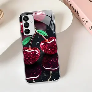 Cherry and fruit, suitable for【Galaxy A15】realistic design luxury mobile phone case--975