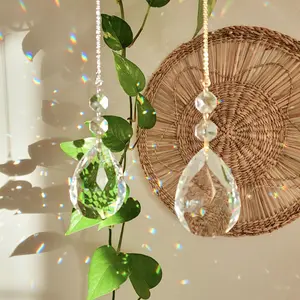 Simple Large Crystal Pendant, Perfect Room Decoration, Ideal Small Gift, Hanging Decor, Elegant Home Accessory, Minimalist Modern Decor, Creative Modern Decoration