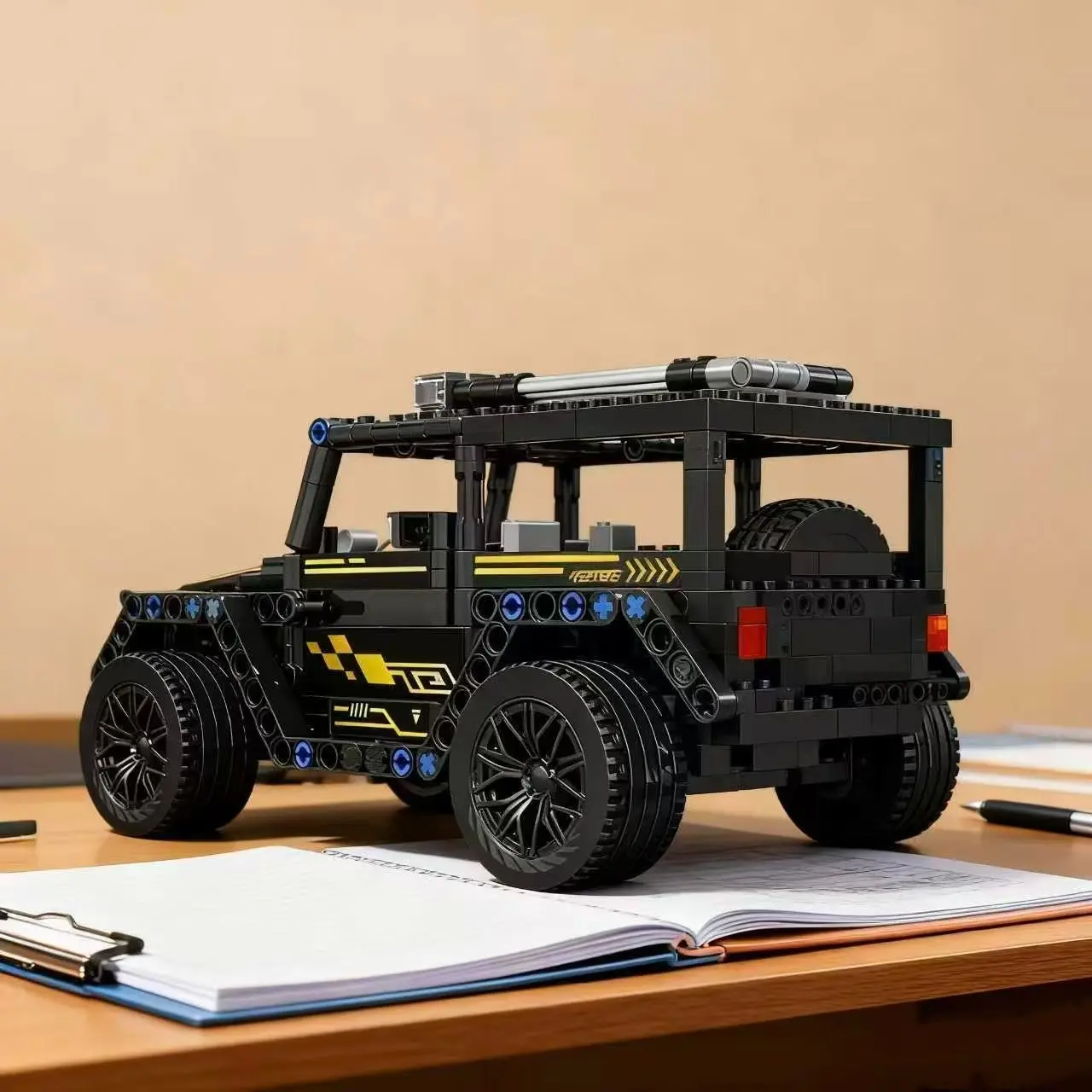New Off-Road Car Building Blocks Set, Automotive Model Kit, DIY Building Model, Adult Birthday Gift, Trendy Sports Toy, F205 Model, Building Block Sets