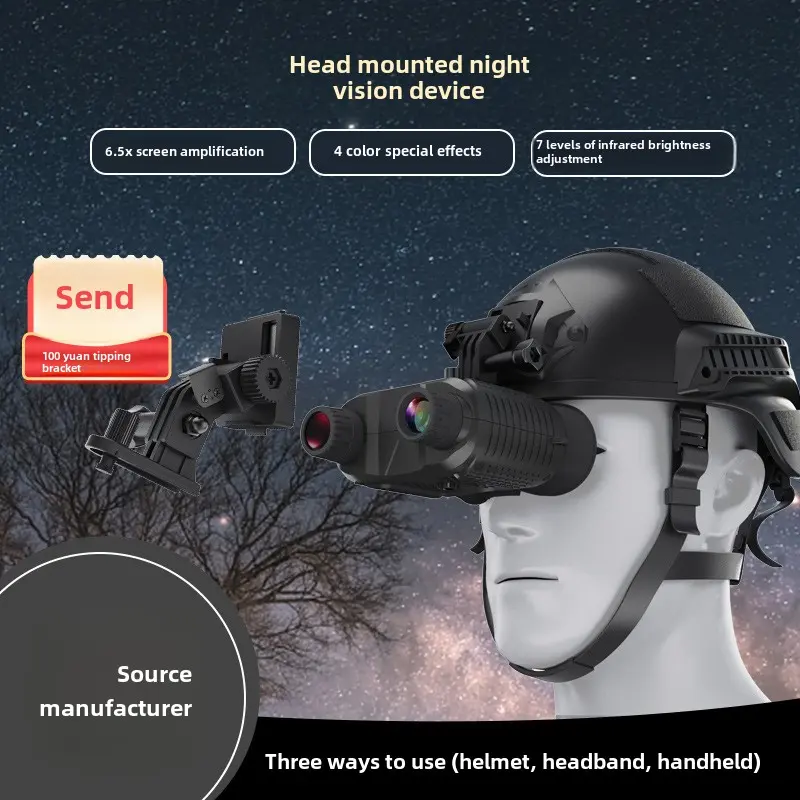 Cross-border New Arrival Head-mounted Night Vision Device for Helmets Outdoor Monocular Scope