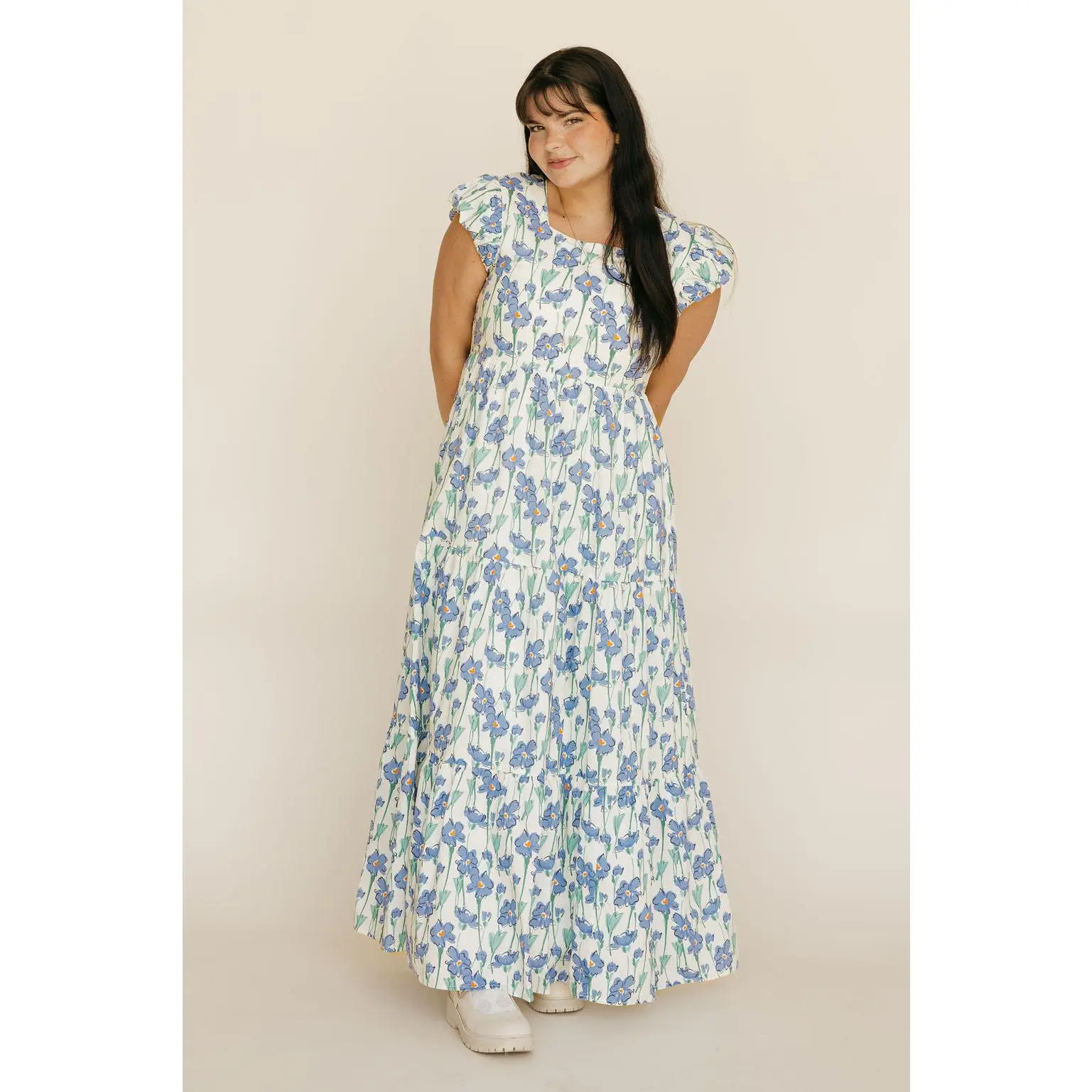 Roxie Dress-Blue Floral