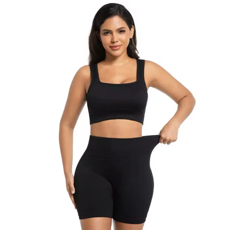 Women's 2-Piece Seamless Gym & Yoga Outfit, Fitness Activewear Set