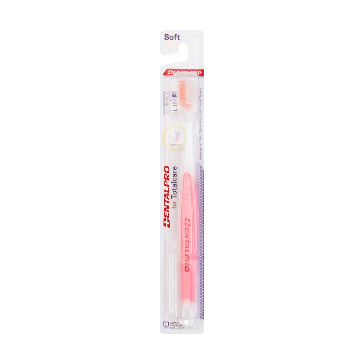 DENTALPRO W 4 Row Standard Toothbrush Soft Random Colors Provided 1pc