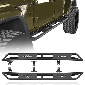 Hooke Road Side Step Tubular Running Boards for 2020-2026 Jeep Gladiator JT Car Automotive Parts