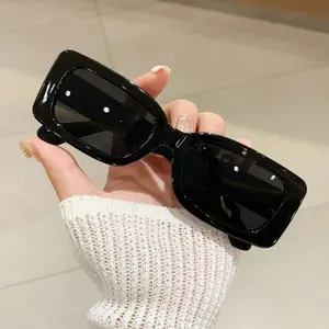 Square black sunglasses