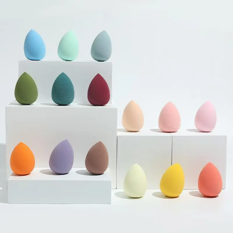 Haloqueen Dry and Wet Use Makeup  Sponge Set BLender Beauty Foundation Blending Sponge
