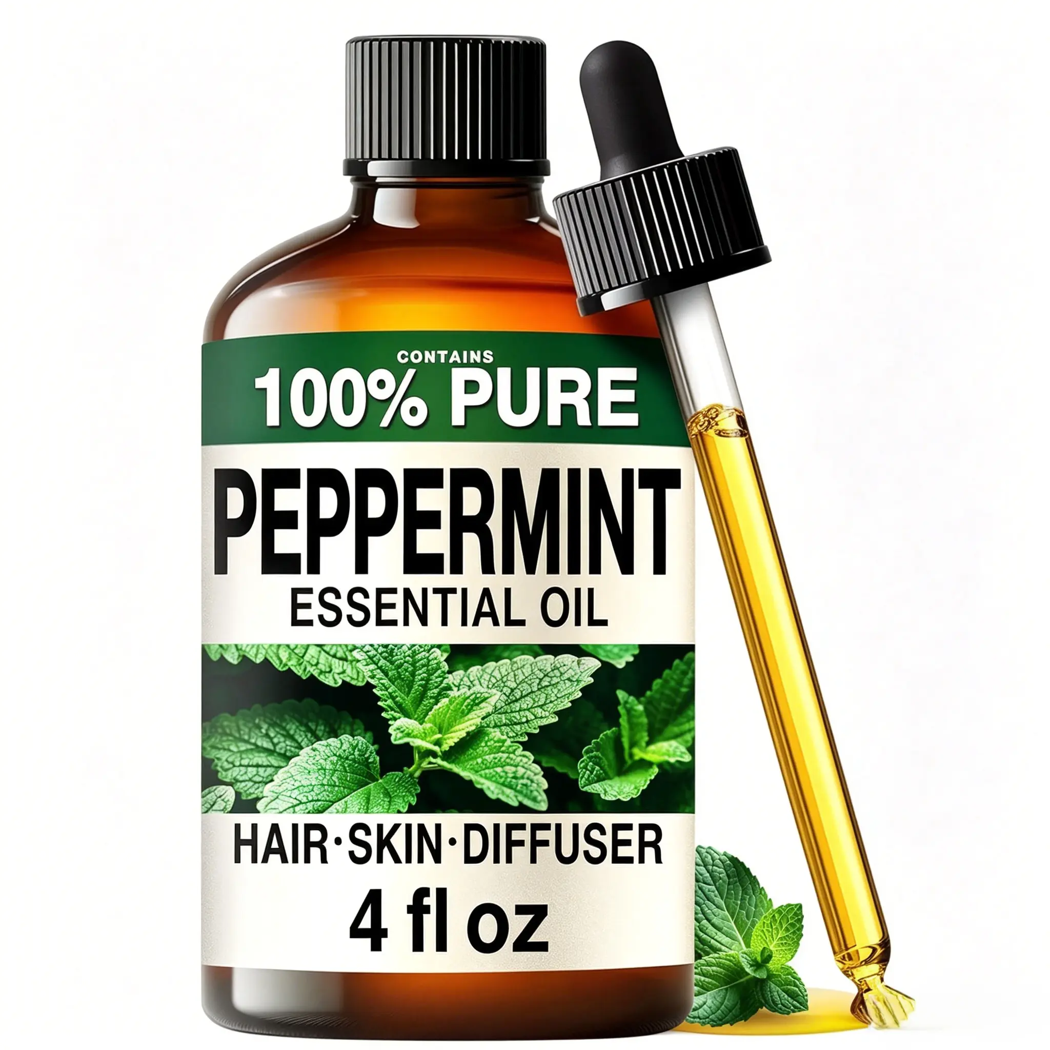 KUKKA Peppermint Oil 4oz – Diffuser, Hair Growth & Pest Control KUKKA Peppermint Oil 4oz – Diffuser, Hair Growth & Pest Control
