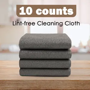 10 Counts Thickened Magic Cleaning Cloth, Reusable Microfiber Magical Cleaning Rags, Wiping Things cleaner, Microfiber Cleaning Cloth for Window, Mirror and Cars