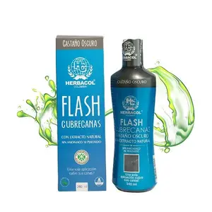 Colombian Hair Cream Herbacol Flash Dark Brown Hair Color 240 ml