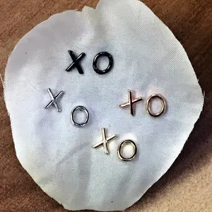 XO post earrings