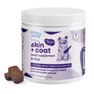 [Exp August 2026]Nooratail Dog Skin & Coat Supplement - Boost Health, Strengthen Immune & Enhance Shiny Coat with Omega & Vitamins