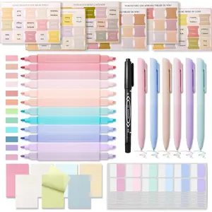 42-Piece Women's Bible Study Kit Includes highlighters, fountain pens, bookmarks, sticky notes, and other note-taking tools to support spiritual journaling. Ideal for organizing notes and enhancing your scripture study experience.