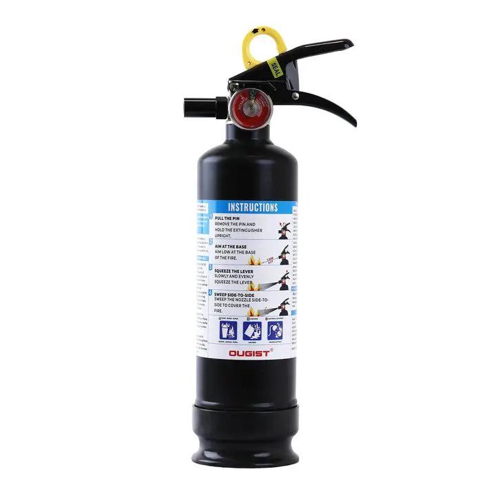 OUGIST 2.5 lb ABC Car Fire Extinguisher – Compact Dry Powder for Vehicle, Truck and RV – Road Trip Emergency Essential