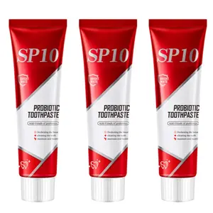 SP10 Probiotic Whitening Toothpaste for Brighter Teeth Enhance Oral Health Fresh Breath & Gum Health with 10 Probiotics