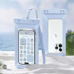 IPX8, Waterproof Phone Pouch, Universal Fit(iPhone 16 15 14 13 Plus Pro, 12 11 Pro, XR X 8 7 6S Plus SE, Galaxy S25 S24 S23 S20 Series Pixel, Lanyard Included 1 pack tiktokshopspringglowup