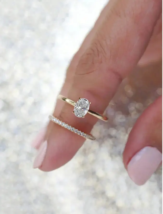 2pcs Couple Ring Set, Promise Rings for Women & Men, Elegant Jewelry Gift for Special Occasions