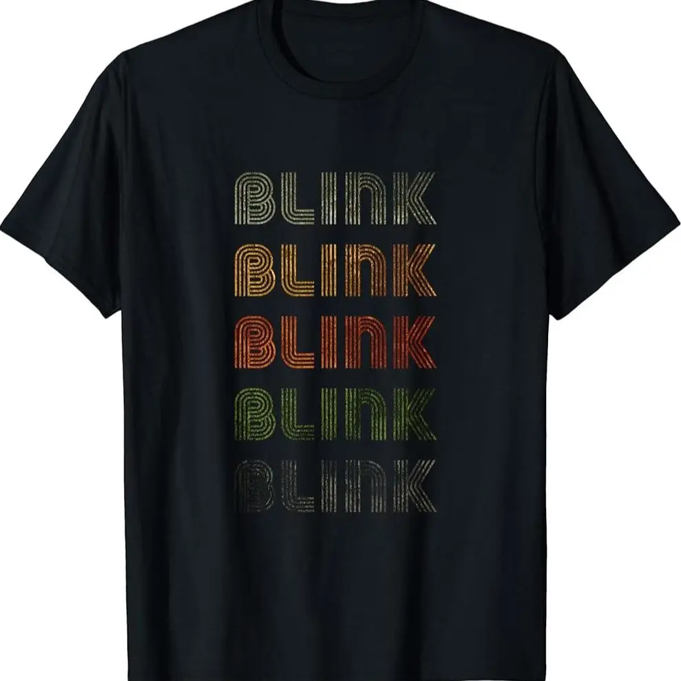 Love Heart Blink Tee Grunge Vintage Style Black Blink T-shirt