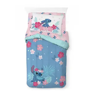 Lilo & Stitch Twin Comforter – Soft Microfiber Bedding for Kids Bedroom
