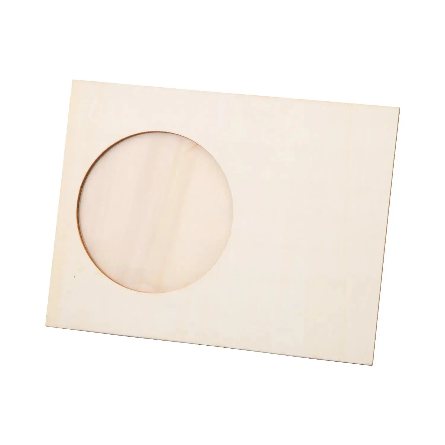 DIY Unfinished Wood Circle Opening Picture Frames - 12 Pc. DIY Unfinished Wood Circle Opening Picture Frames - 12 Pc.