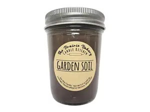 Garden Soil | Scented Soy Wax Candle | Outdoor Earthy Gardening Dirt Mud Compost Scent | Housewarming Birthday Wedding Gift