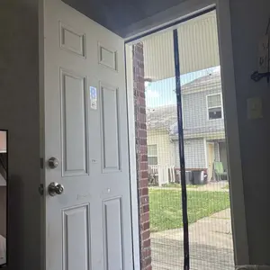 Magnetic Screen Door,Self Sealing Magnets, Easy Install Screen Doors with Magnets,Pet & Kid Friendly FallFreshness
