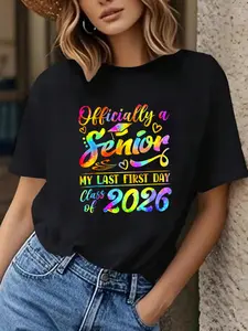 Senior Year 2026 Graduation Class Of 2026 My Last First Day T-Shirt