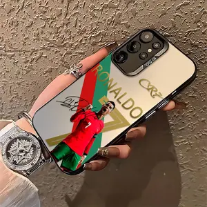 Football R-Ronaldoes Phone Case, Casing Suitable for Samsung Galaxy S26 S25 S24 A37 A57 A17 A07 A56 A26 A36 A55 A35 A06 A16 A05 A14 A24 A34 A54 A15 S23 S22 S21 S20 FE Ultra Plus Edge 4G 5G Anti Fall Matte Back Cover