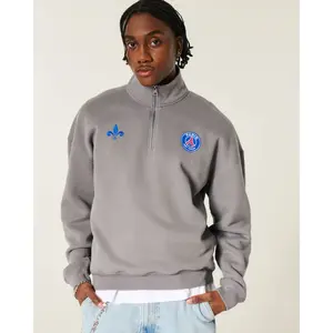 Hollister Paris Saint-Germain F.c. Graphic Quarter-Zip Sweatshirt